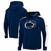 Men's Penn State Nittany Lions Fanatics Branded Iconic Colorblocked Fleece Pullover Hoodie Navy,baseball caps,new era cap wholesale,wholesale hats
